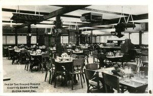 RPPC 10 Dining Room Knott's Berry Farm Chicken Dinners, Buena Park CA Amusement