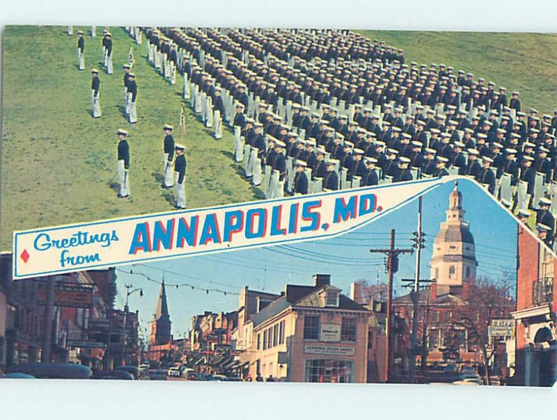 Pre-1980 MILITARY SCENE Annapolis Maryland MD AF7780