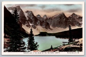 Hand Colored  RPPC Cathedral Mountain British Columbia  Canada   Postcard  c1930