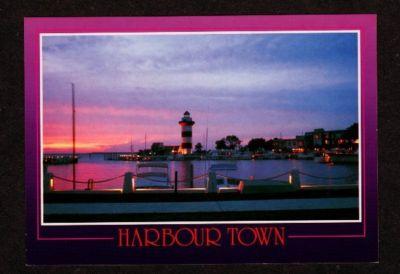 SC Lighthouse HILTON HEAD SOUTH CAROLINA Postcard PC