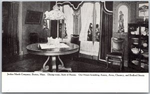 Jordan Marsh Company Boston Massachusetts Dining-Room House Furnishing Postcard