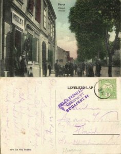 hungary, BARCS, Fóutcai Részlet, High Street (1915) Postcard