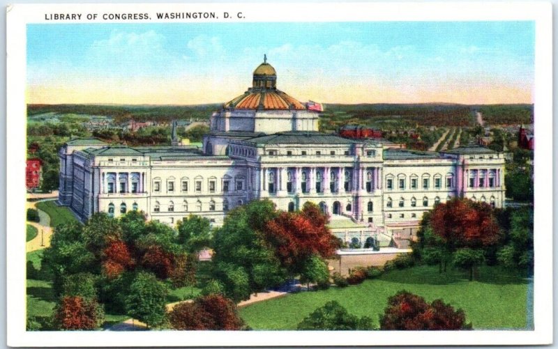 Postcard - Library Of Congress - Washington, District of Columbia