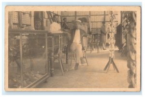 Las Novedades Cienfuegos Store Interior Cuba Real Photo RPPC Postcard (L23)