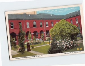 Postcard The Cloister Courtyard The Franciscan Monastery Washington DC USA