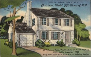 Boston Linen Advertising VFW Model Gift Home 1951 Chestnut Hill Area Postcard