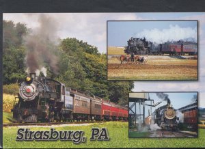 Railway Postcard - Strasburg Trains, Pennsylvania, America -   T8537