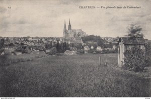 CHARTRES, France, 1910-1920s, Vue generale prise de Cacbemback