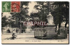 Brest Old Postcard Le Cours Dajot