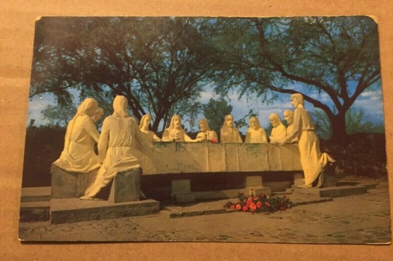 USED  PC THE LAST SUPPER AT SANTA CRUZ RIVER CONGRESS ST BRIDGE, TUCON, AZ.