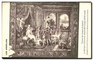 Old Postcard The Gobelins Tapestry Of Drawings From Raphael Marriage D & # 39...