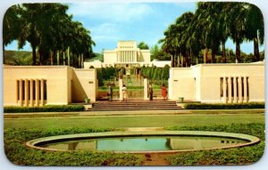 Postcard - Mormon Temple - Laie, Hawaii