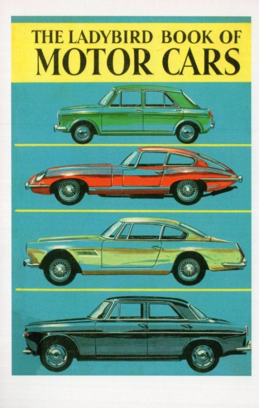 The Ladybird Book Of Motor Cars Childrens First Edn Book Postcard