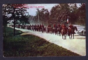 Military Army Field Artillary Horses Vintage Postcard