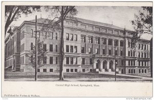 Central High School, SPRINGFIELD, Massachusetts, 1900-1910s