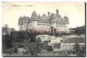 Old Postcard Pierrefonds Chateau