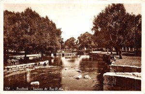 Lot138  baalbeck Lebanon sources of ras el ain real photo