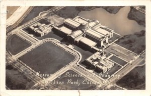 Chicago Illinois 1946 RPPC Real Photo Postcard Museum Of Science & Industry