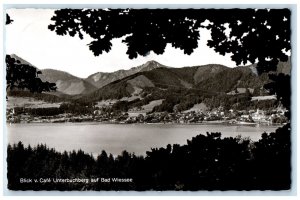 1966 View From Cafe Unterbuchberg On Bad Wiessee Germany RPPC Photo Postcard