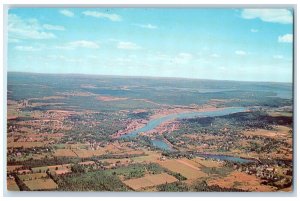 c1950s Showing St. Croix River St. Stephen New Brunswick Canada Vintage Postcard