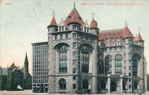 Buffalo NY, New York - Erie County Savings Bank Building - pm 1909 - DB