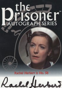 Rachel Herbert No 58 The Prisoner TV Show Hand Signed Photo Card