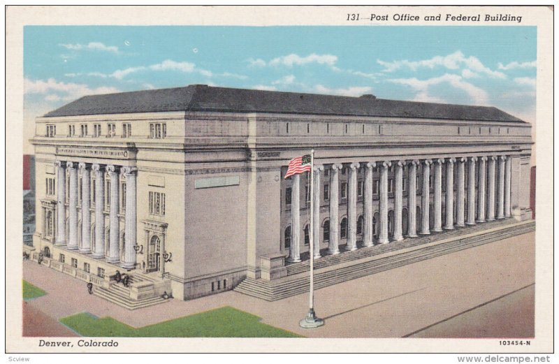 DENVER, Colorado, 1930-1940's; Post Office And Federal Building