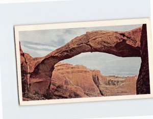 Postcard Landscape Arch, Arches National Monument, Moab, Utah