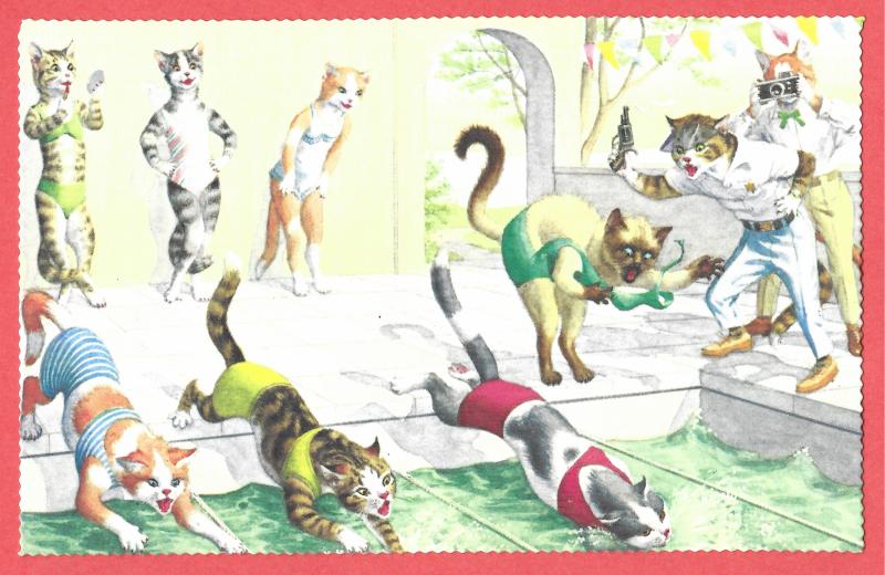 Alfred Mainzer, Inc. - No. 4953 - Dressed Cats