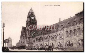 Old Postcard Metz station