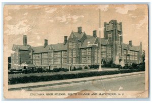 1934 Columbia High School South Orange And Maplewood New Jersey NJ Postcard