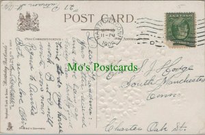 Genealogy Postcard - Hodge - Charter Oak Street, South Manchester, Conn RF7310