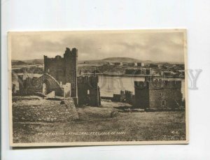 472912 United Kingdom Isle of Man Peel St. Germains Cathedral Vintage postcard