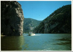 Tour Boat Gates of the Mountains Helena Montana Postcard PM 1993