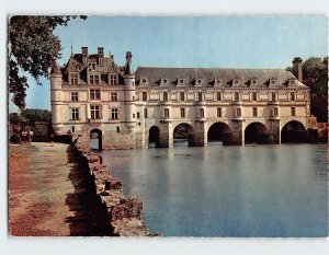Postcard Façade Ouest, Le Château, Chenonceaux, France