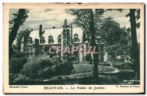 Old Postcard Beauvais The Courthouse