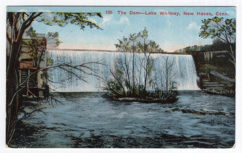 New Haven, Conn, The Dam, Lake Whitney