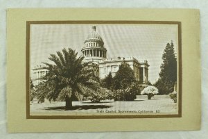 C.1910 State Capitol, Sacramento, Cal. Vintage Postcard P103