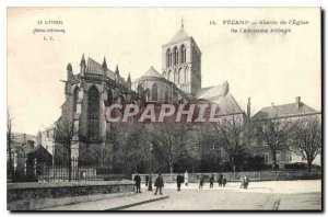 Old Postcard Fecamp Apse of the Church of the Abbey