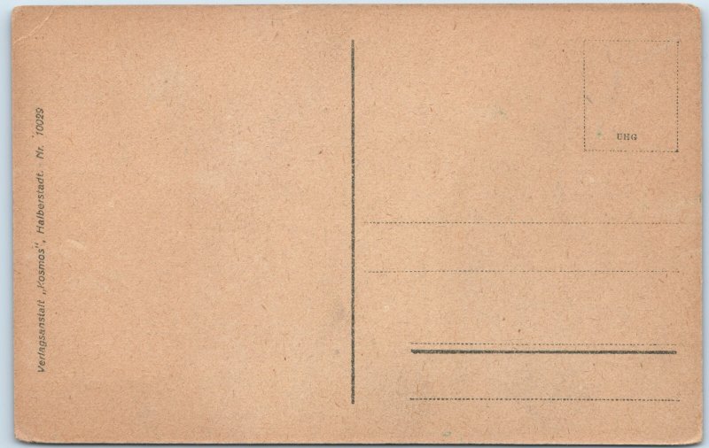 c1913 Gerolstein Germany Erlöserkirche Church Postcard Munterley Dolomites Eifel