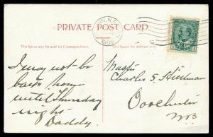 1106 - ST. JOHN NB Postcard 1906 Winter Port Steamers