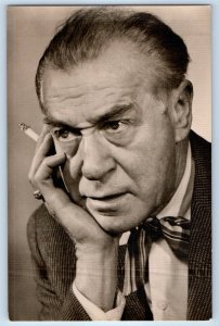 České Budějovice Czechia Postcard Meritorious Actor Eduard Kohout c1940's RPPC