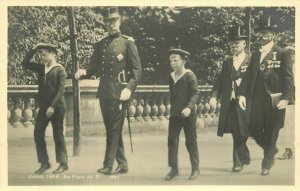 1914 King Albert Belgium Sons Royalty Military WW2 RPPC Photo Postcard 20-12741