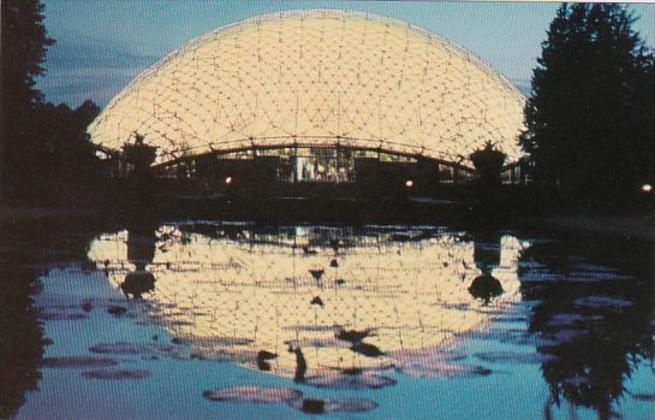 Missouri St Louis The Climatron Geodesic Dome Illuminated