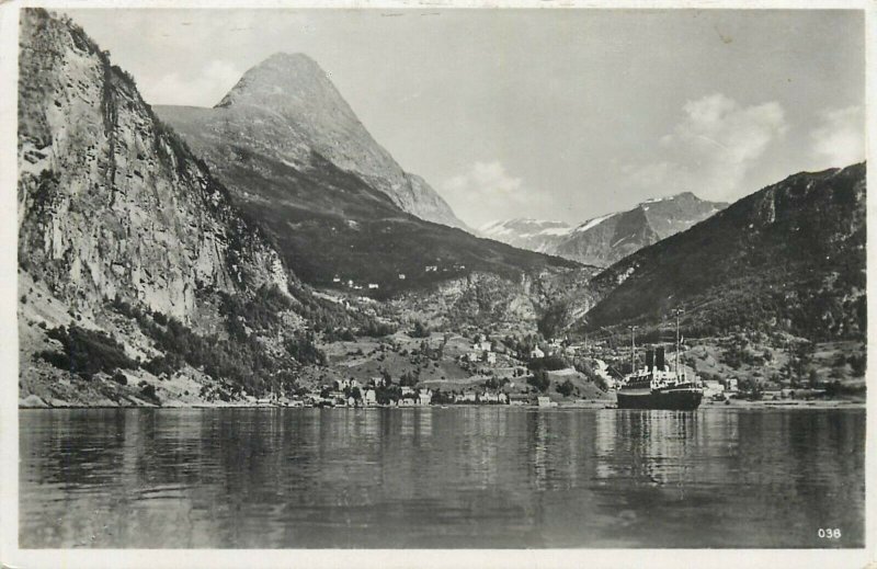 Norway Geiranger ( Merok ) postcard 1935