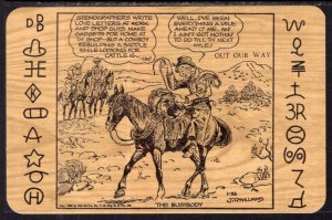 The Busybody,Out Our Way,J Williams,Western Comic