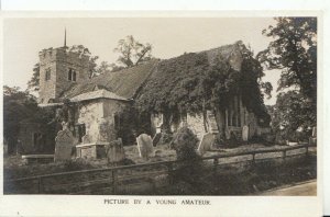 Essex Postcard - All Saints Church - Showing Graves - Chingford - Ref 8848A