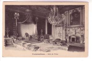 B&W Interior Salle Trone Fontainebleau France