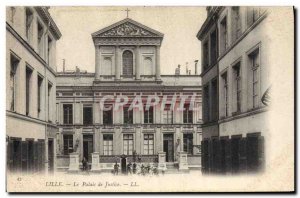 Old Postcard Courthouse Lille