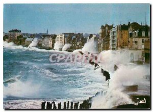 Postcard Modern Colors of Brittany's Emerald Coast Saint Malo Cite Corsaire T...